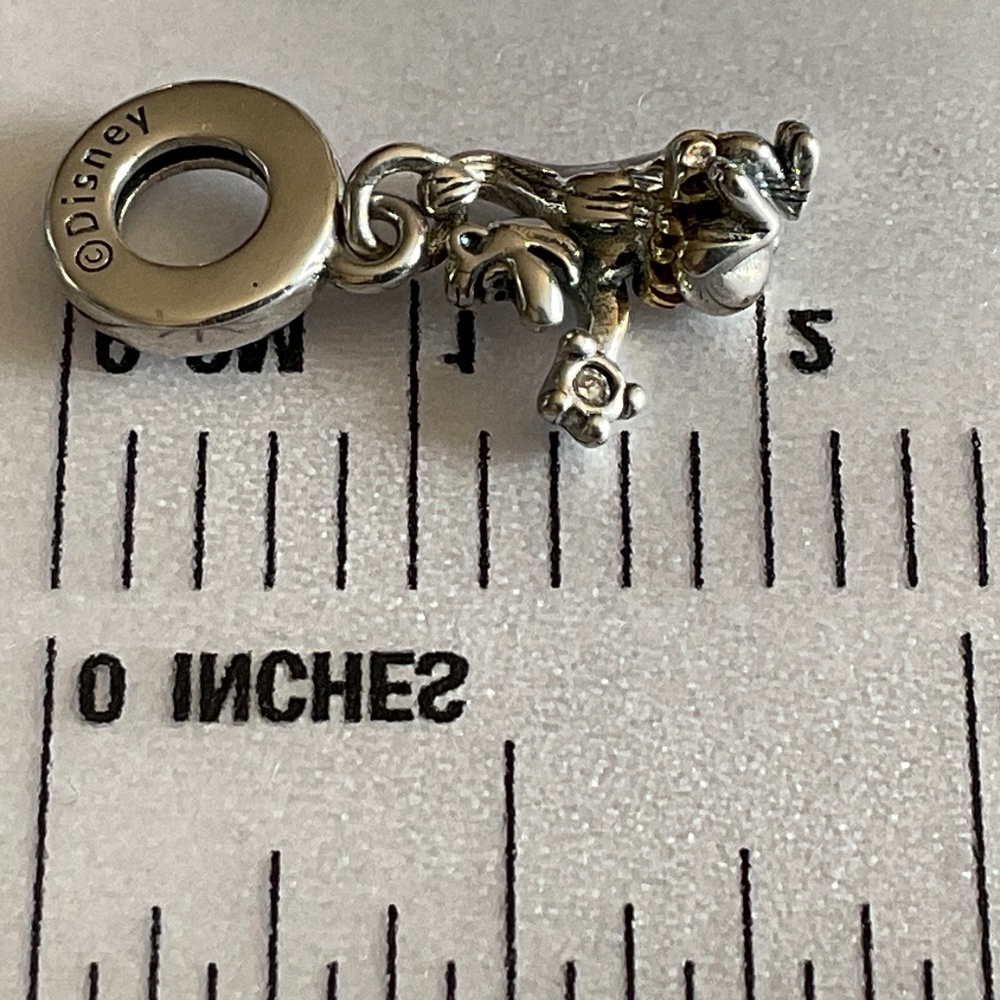 Pandora Silver and Gold Charm Bracelet - Picture 10 of 11